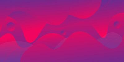 Trendy colorful wavy abstract background with red and purple color combination, gradient on the background. Eps10 vector