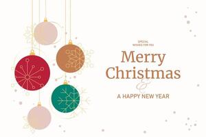 Christmas and New Year 2023 greeting cards set. Modern illustration concepts for greeting card, website and mobile website banner, party invitation card, posters, social media banners. vector