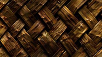 A close up of a woven basket photo