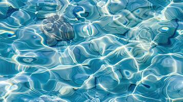 A blue background with white and blue ripples photo