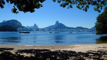 A body of water with boats on it photo