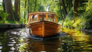 A boat on the water photo