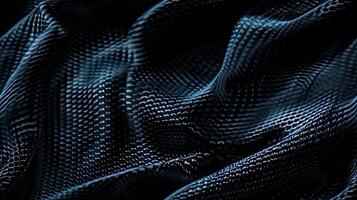 A close up of a black fabric photo