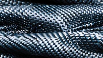 A close up of a black and white fabric photo
