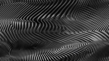 A black and white image of a wavy pattern photo