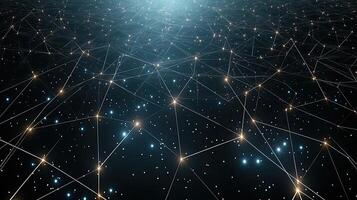 Abstract background with stars and lines photo