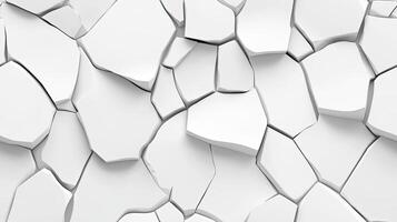 White wall with cracks and cracks photo