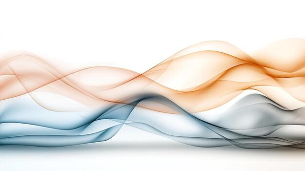 Abstract background of smoke waves photo