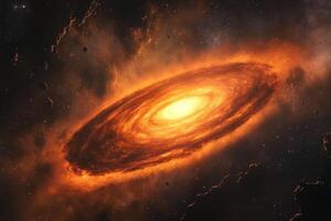 An image of a galaxy in space photo