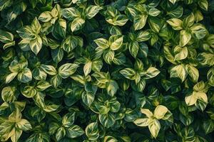 Lush green foliage creating a vibrant natural backdrop. photo