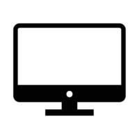 Monitor Flat icon Design vector