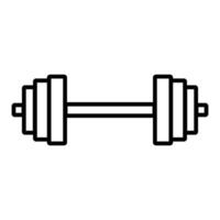 gym icon line flat design vector