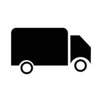 Simple car icon black vector