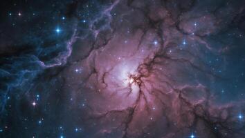 The crab nebula, a large nebula in space photo