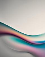 abstract background with smooth flowing colorful shapes photo
