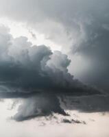 Multiple Exposures of Storm Clouds Multiple exposures of storm c photo