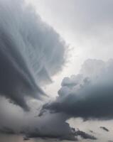 Multiple Exposures of Storm Clouds Multiple exposures of storm c photo