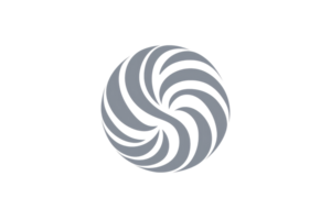 Abstract grayscale swirl pattern resembling a stylized cyclone, perfect for backgrounds, design elements, or artistic projects. png