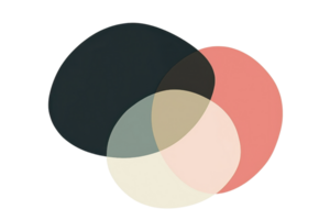 Abstract design with layered pastel circles creates a modern aesthetic perfect for backgrounds, presentations, or creative projects. png