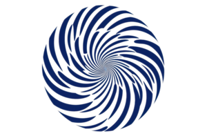 Abstract blue spiral design with radial symmetry creating an illusion of depth and movement, perfect for backgrounds or graphic projects. png