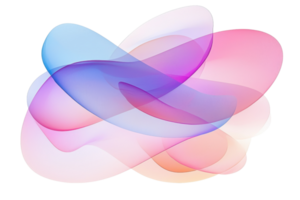 Abstract colorful waves in motion, creating a vibrant and dynamic pattern, perfect for modern design projects or artistic backgrounds. png
