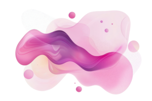 Abstract fluid art with pink and purple waves blending seamlessly, creating a smooth and soothing visual. Perfect for modern designs. png