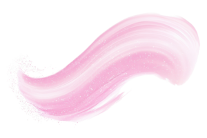 Abstract pink brushstroke with glitter, isolated on transparent background. Perfect for creative projects, design elements, and artistic concepts. png