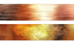 Abstract metallic textures with rich brown and gold tones, perfect for backgrounds, design projects, or decorative elements. png