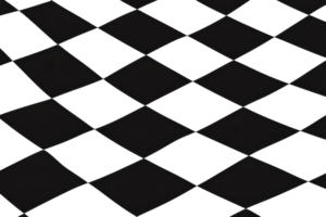 Close-up of a black and white checkered pattern, abstract geometric design, perfect for background or texture use. png