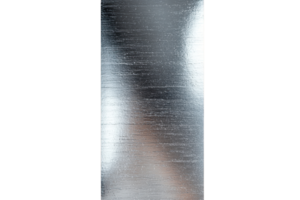 Close-up view of textured shiny silver surface, reflecting light and creating a modern abstract background for various creative projects. png