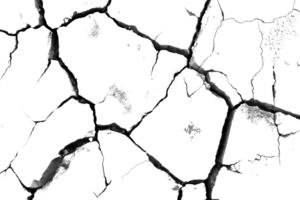 Detailed close-up of cracked glass texture, showcasing intricate fractures and patterns, perfect for abstract backgrounds and design concepts. png