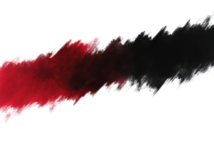 Dynamic red and black brush stroke creating a bold abstract background. Perfect for modern art projects or creative design elements. png