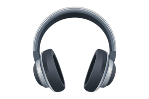 alta qualidade fones de ouvido com uma lustroso projeto, perfeito para música amantes e audiófilos procurando a excepcional ouvindo experiência. png