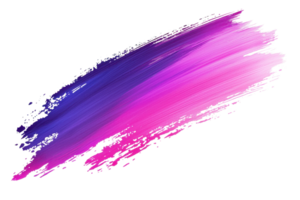Vibrant abstract paint stroke in shades of blue, pink, and purple, creating a dynamic and colorful artistic expression. png