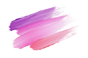 Vibrant brush strokes in shades of purple, pink, and peach. Abstract art background for creative design use. High-resolution stock image. png