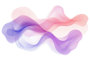 Vibrant, flowing abstract design with soft purple, pink, and red hues creating a dynamic wave pattern. Perfect for modern creative projects. png