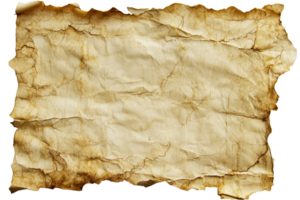 Vintage aged paper with rustic texture, perfect for backgrounds and creative projects, evoking nostalgia and historical charm. png