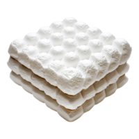 Texture of White Foam Material with Rounded Bumps and Reflection png