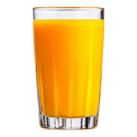 Freshly Squeezed Orange Juice in a Clear Glass png