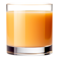 Fresh Orange Juice in a Clear Glass png