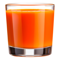 Fresh Orange Juice in a Transparent Glass with Smooth Texture png