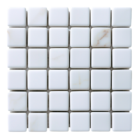White Square Tiles with Subtle Texture and Minimalist Design png