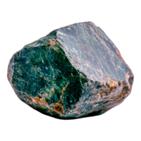 vibrante verde mineral Rocha com distintivo superfície textura e padrões png