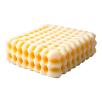 Textured Foam Block with Honeycomb Design for Comfort and Support png