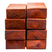 Close-Up of Stacked Wooden Blocks with Rich Textures and Patterns png