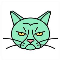 Cat and wildlife icon concept vector