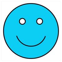 Happy and smiling icon concept vector