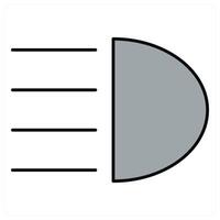Hail and damage icon concept vector