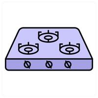 Gas and cooking icon concept vector