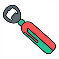 Can Opener and utensil icon concept vector